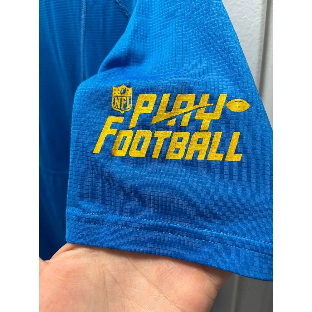 Nike On Field Los Angeles Chargers NFL Football T-Shirt Blue Mens XXL